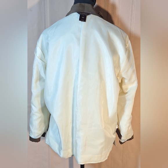 MULTIPLES Cream and Brown Floral Blazer - Picture 7 of 9